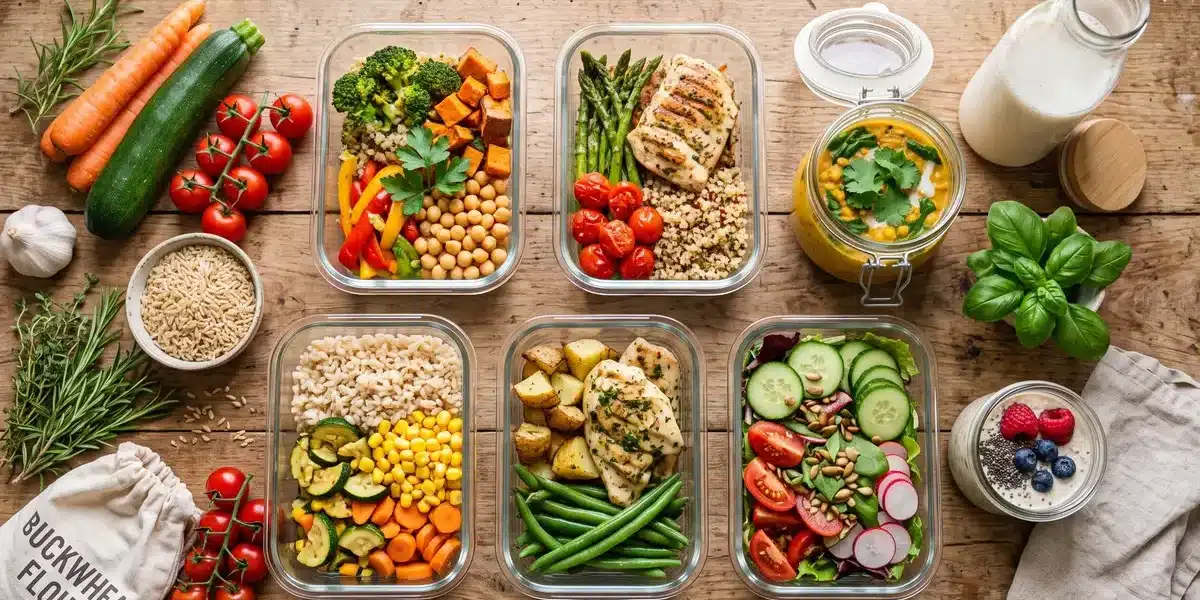 Menu de la semaine sans gluten et sans lactose : idées et organisation