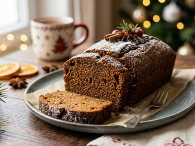 Pain d&rsquo;épices de Noël sans gluten, sans lactose et sans œuf