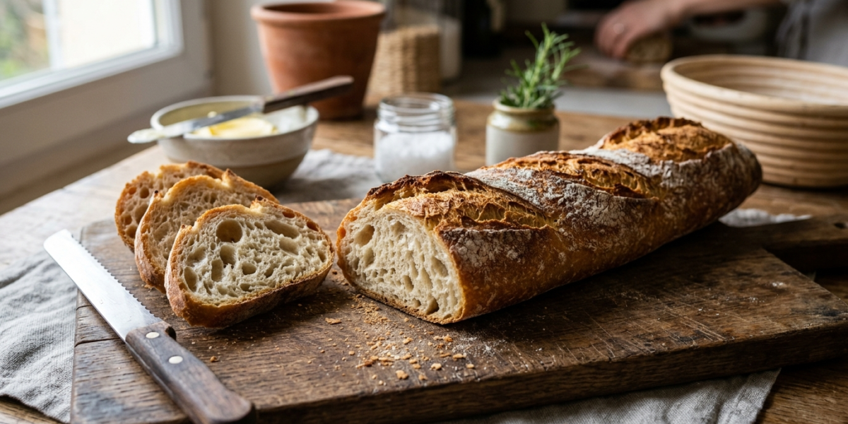 Baguette maison sans machine à pain