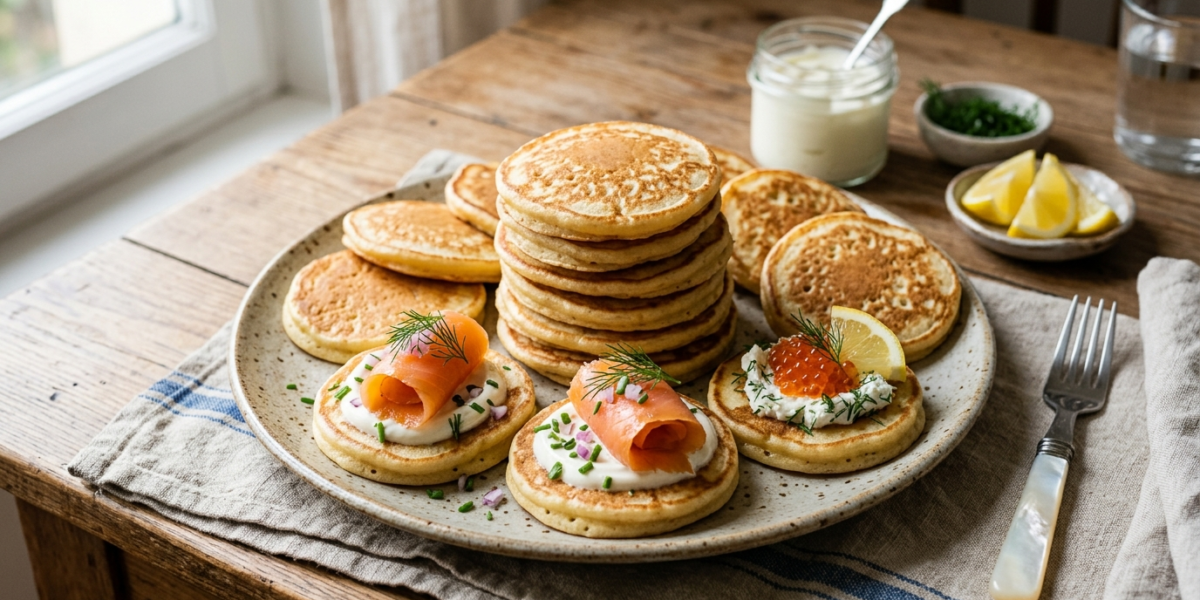 Blinis rapides sans temps de repos