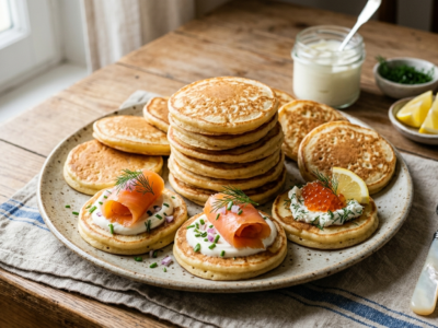 Blinis rapides sans temps de repos