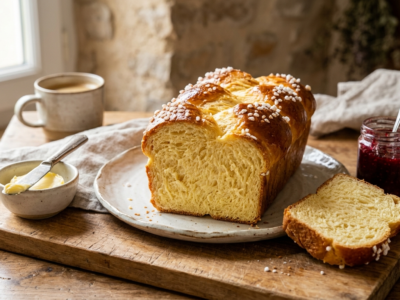 Brioche moelleuse sans machine à pain
