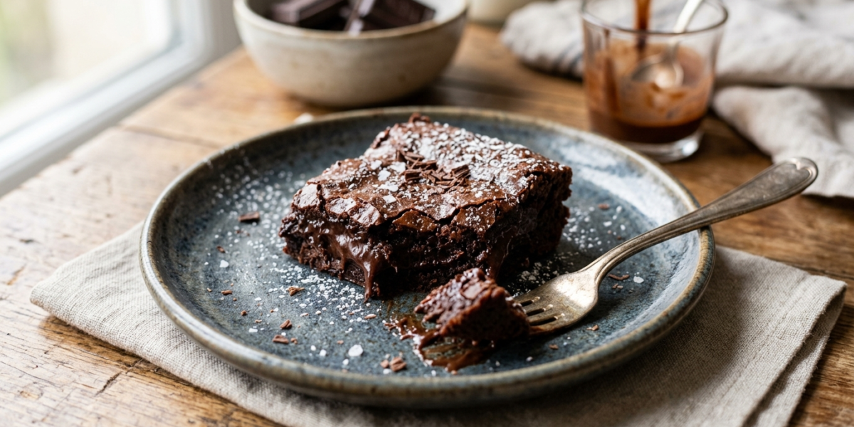 Brownie sans four rapide et fondant