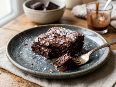 Brownie sans four rapide et fondant