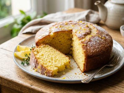 Cake moelleux au citron sans beurre