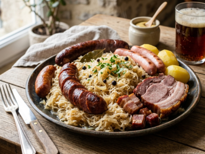 Choucroute garnie traditionnelle sans vin blanc