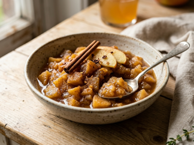 Compote de pommes maison sans four