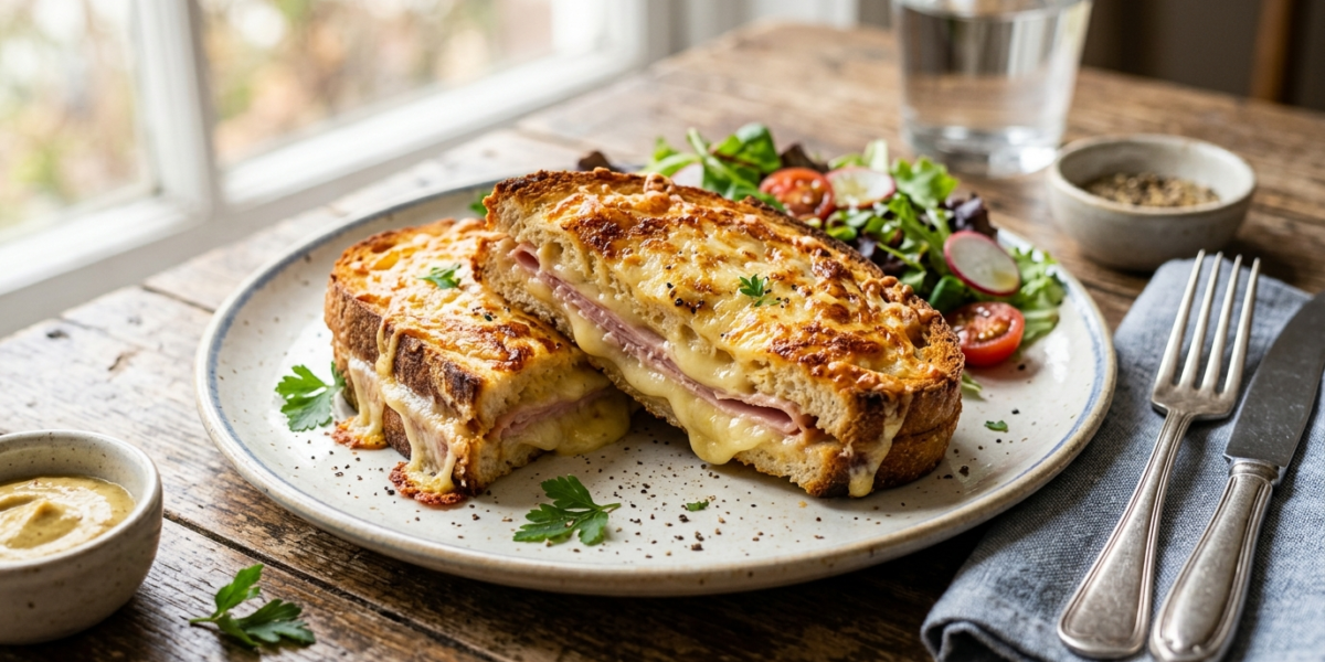Croque-monsieur sans béchamel classique et savoureux