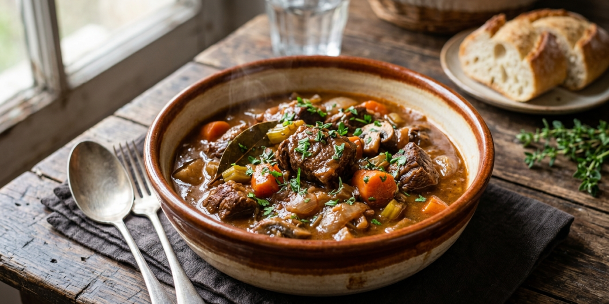 Daube de bœuf traditionnelle sans vin