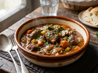 Daube de bœuf traditionnelle sans vin