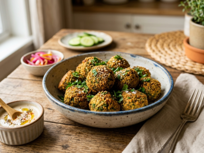 Falafels Sans Gluten à l&rsquo;Air Fryer