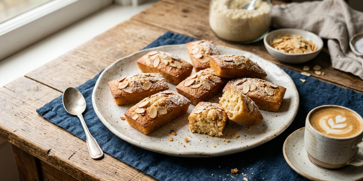 Financiers sans beurre moelleux aux amandes