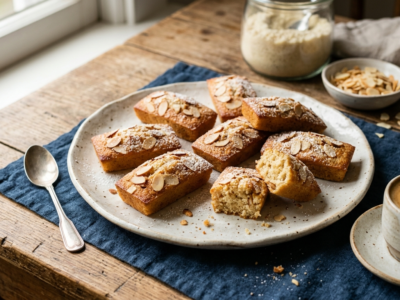 Financiers sans beurre moelleux aux amandes