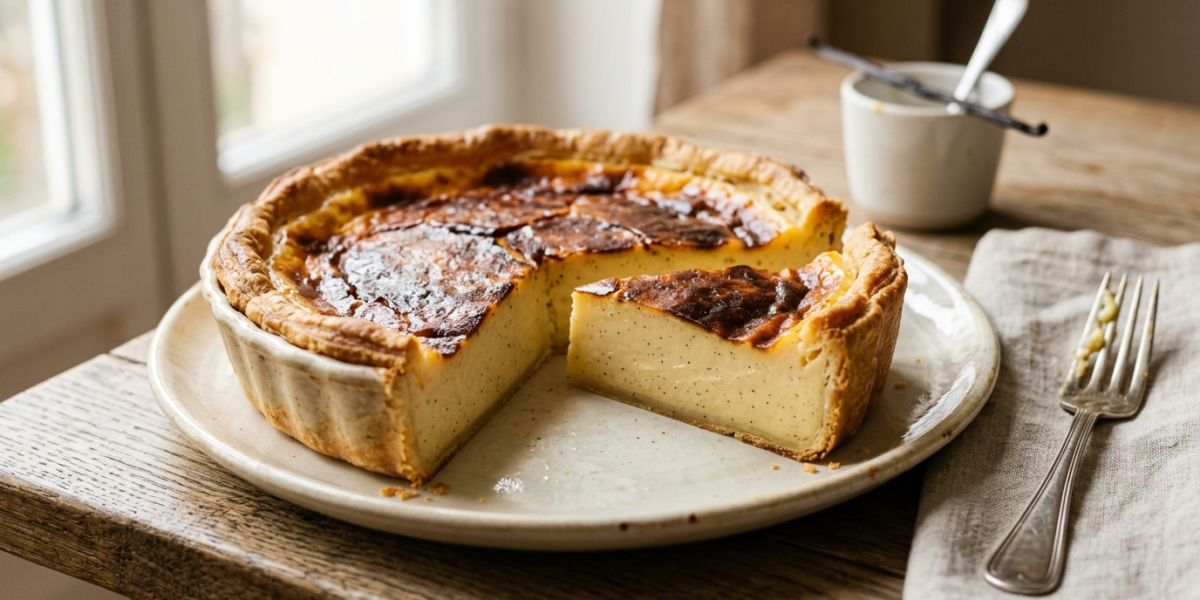 Flan pâtissier sans crème fraîche