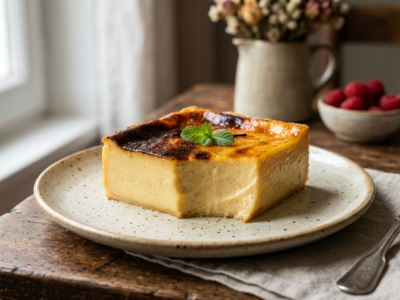 Flan pâtissier sans pâte classique et onctueux