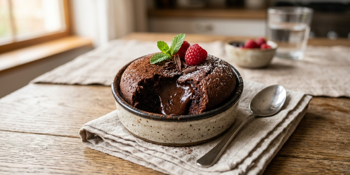Fondant au chocolat sans four facile et rapide