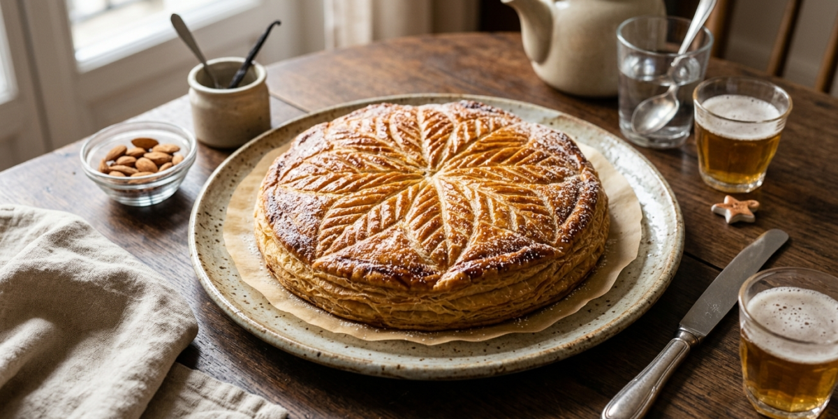Galette des rois sans beurre à la frangipane légère