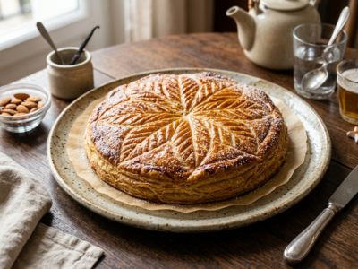 Galette des rois sans beurre à la frangipane légère