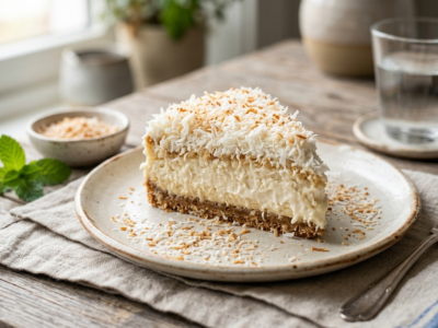 Gâteau à la noix de coco sans cuisson