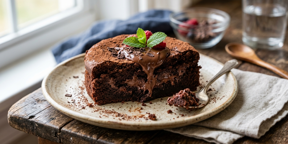 Gâteau au chocolat sans four, moelleux et facile