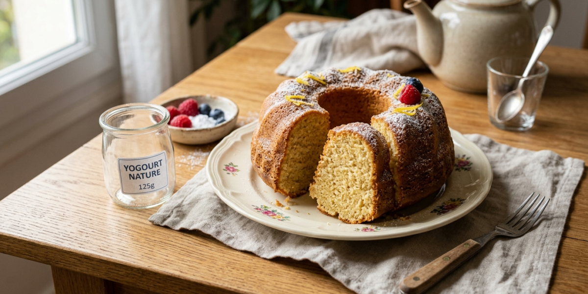 Gâteau au yaourt sans balance : recette simple et gourmande au verre
