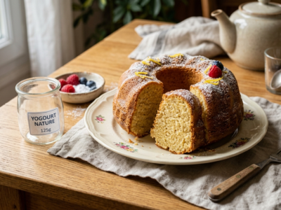 Gâteau au yaourt sans balance : recette simple et gourmande au verre