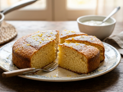 Gâteau au yaourt sans four facile et moelleux