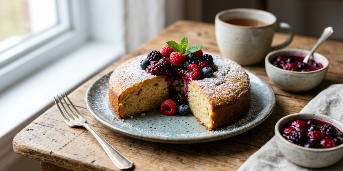 Gâteau moelleux sans four cuit à la poêle