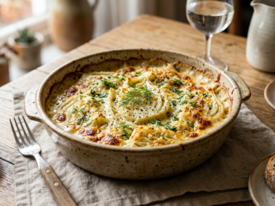 Gratin de fenouil au four sans précuisson