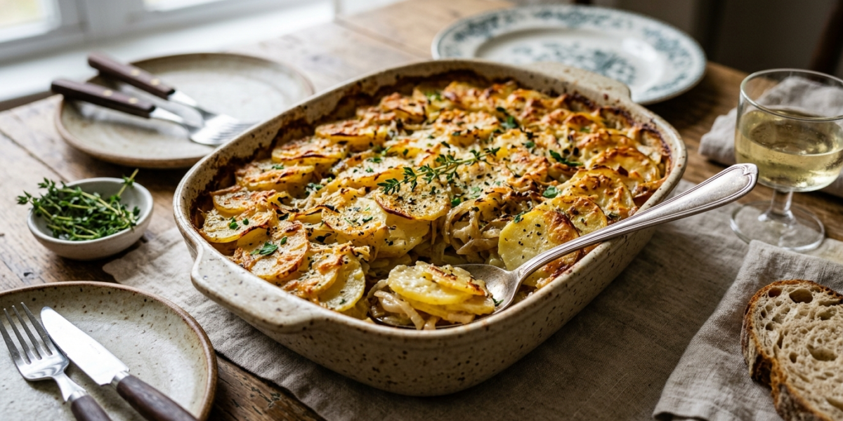 Gratin de pommes de terre sans béchamel