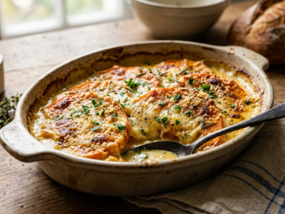 Gratin de potimarron au four sans précuisson