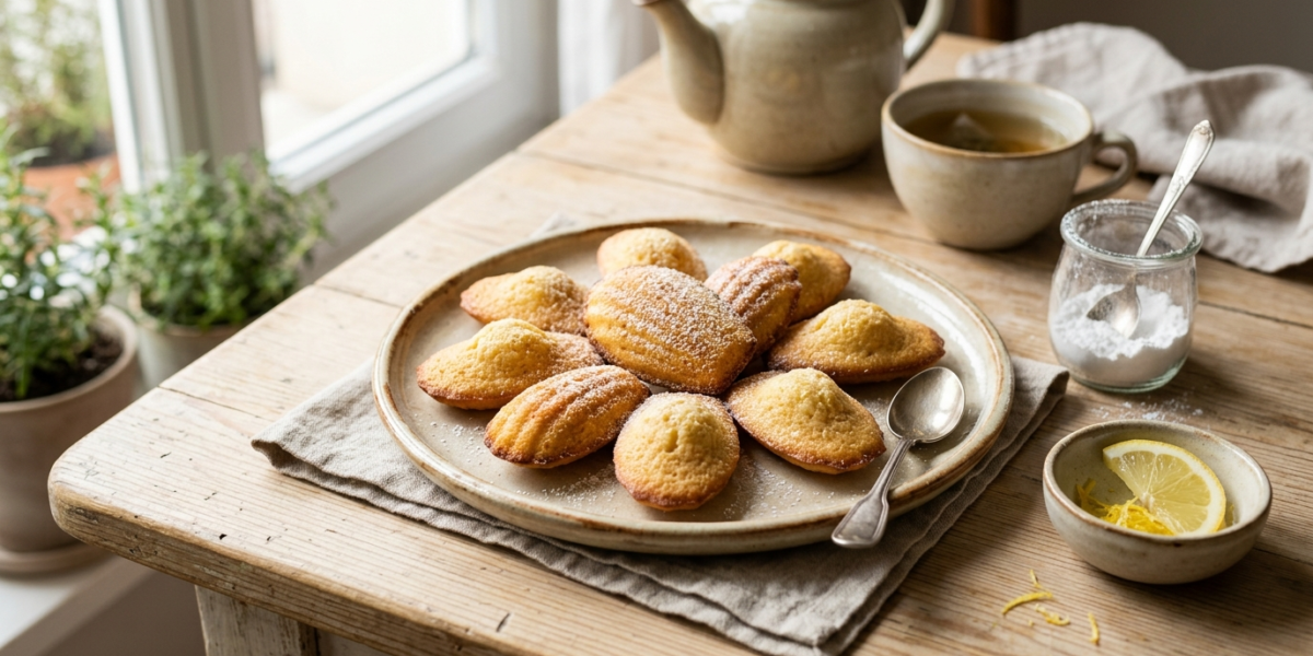 Madeleines moelleuses sans beurre