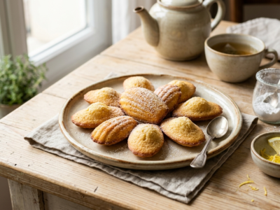 Madeleines moelleuses sans beurre