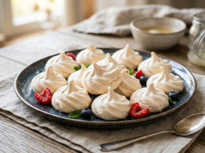 Meringue sans œuf à l&rsquo;aquafaba – Délicieuses meringues végétaliennes légères