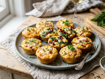 Mini quiches apéritif sans pâte