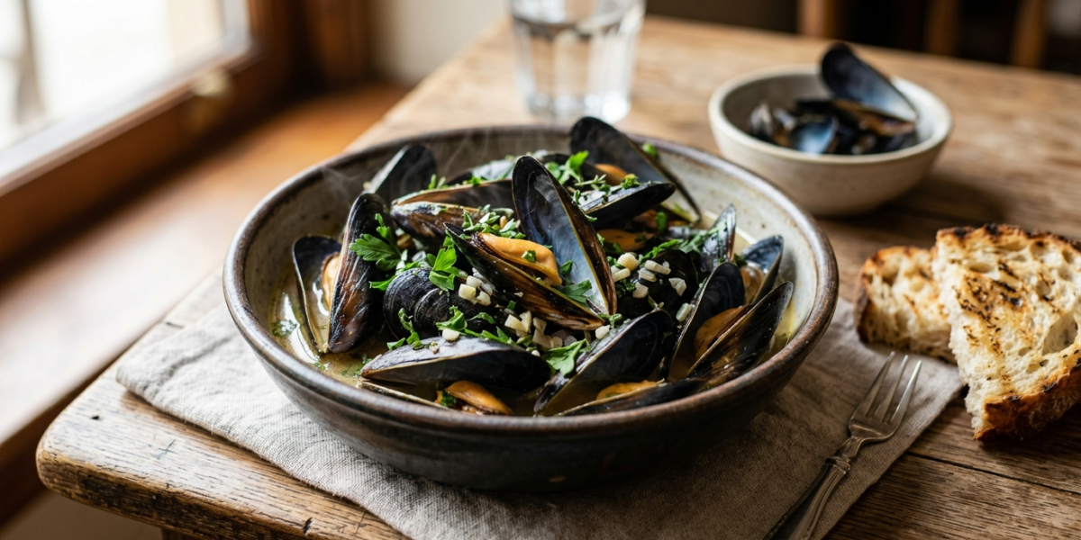 Moules Marinières sans Vin Blanc