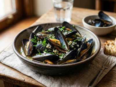 Moules Marinières sans Vin Blanc