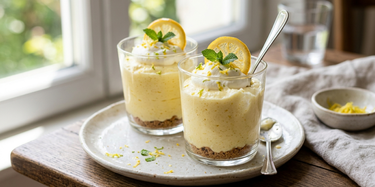Mousse au citron sans cuisson