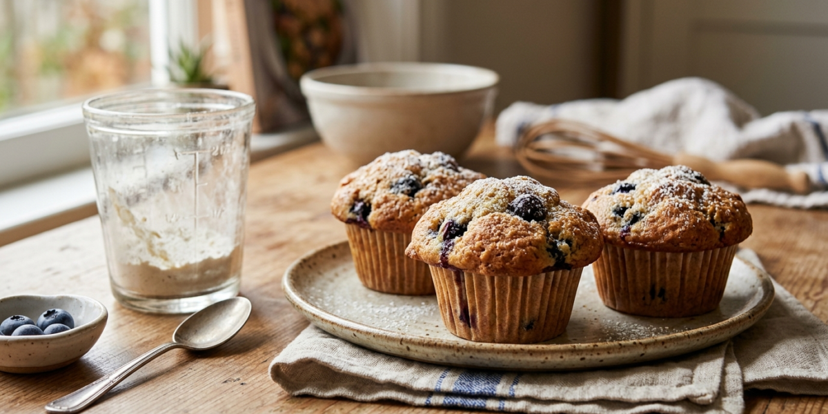 Muffins Moelleux Sans Balance – Recette Facile au Verre