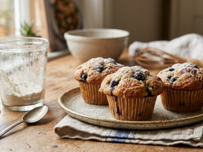 Muffins Moelleux Sans Balance – Recette Facile au Verre