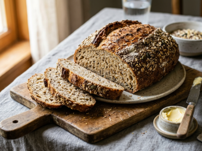 Pain aux céréales maison sans machine à pain