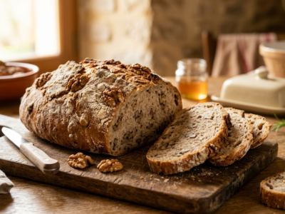 Pain aux noix sans machine à pain