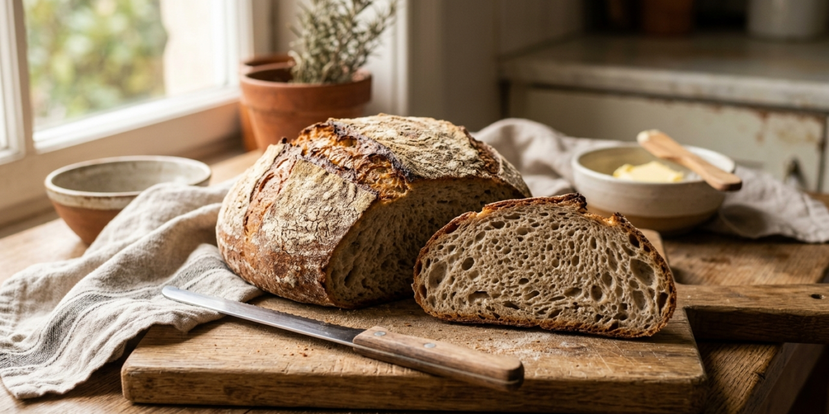 Pain de campagne maison sans machine à pain