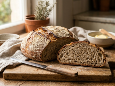 Pain de campagne maison sans machine à pain