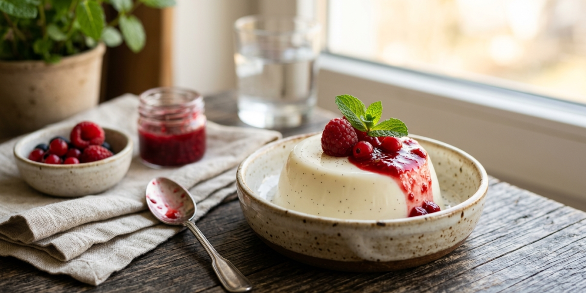 Panna Cotta sans four à la vanille