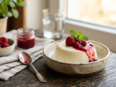 Panna Cotta sans four à la vanille
