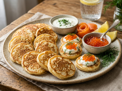 Pâte à blinis sans repos rapide et facile