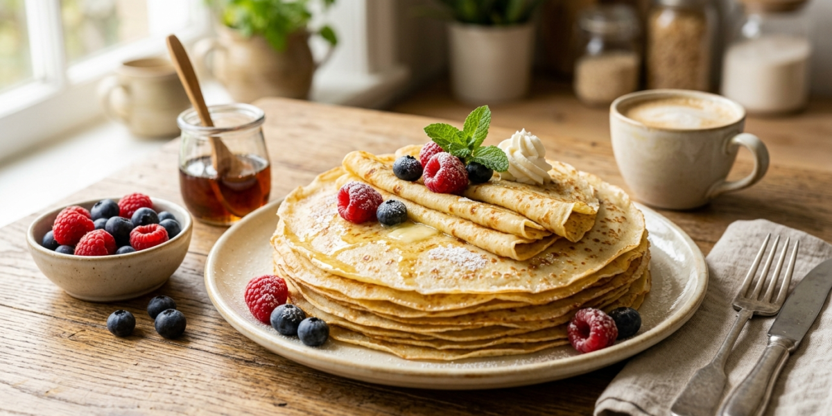 Pâte à crêpes sans repos, légère et rapide