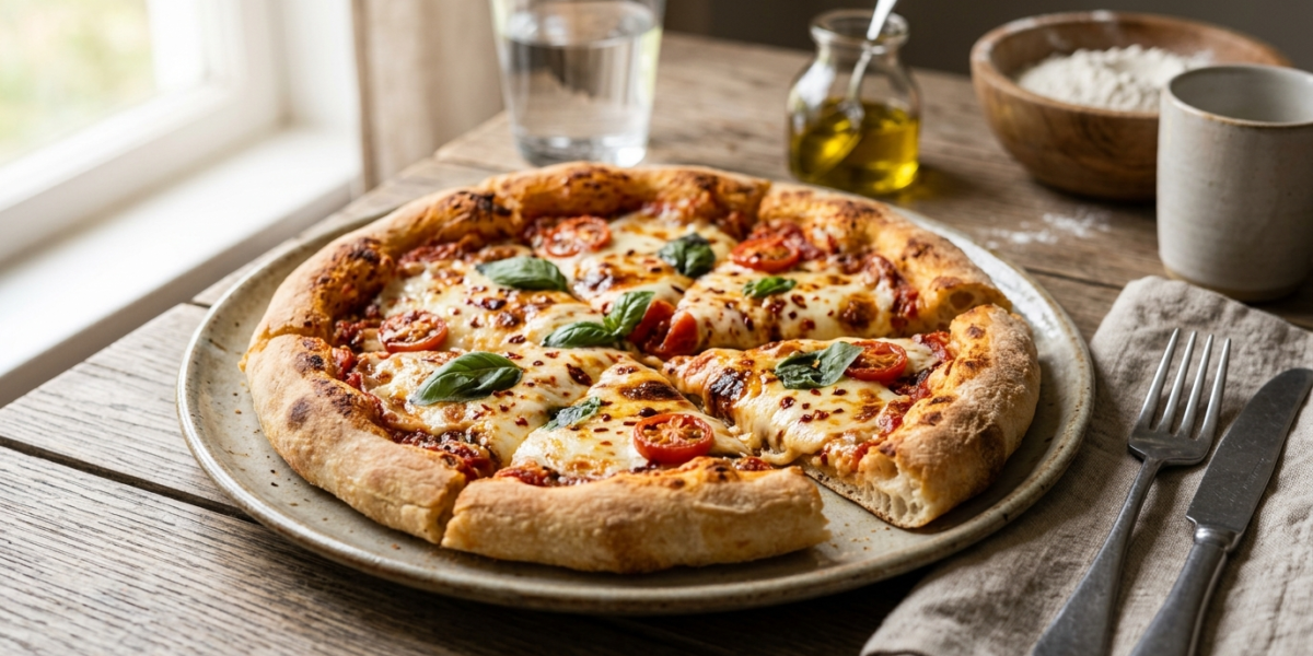 Pâte à pizza maison sans balance facile et rapide