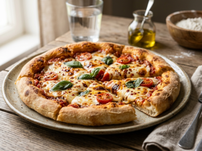 Pâte à pizza maison sans balance facile et rapide